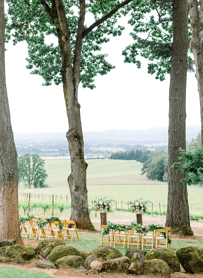 Blue and Orange Wedding, Vista Hills Vineyard Wedding