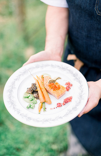 Blue and Orange Wedding, Vista Hills Vineyard Wedding