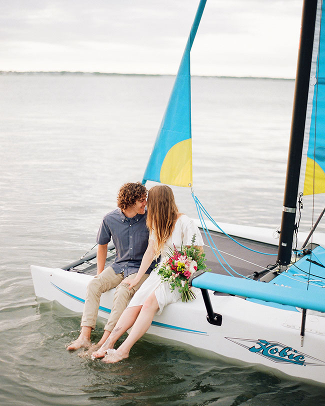 Sailboat Engagement Photos, Sunset Engagement Photos