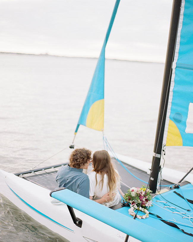 Sailboat Engagement Photos, Sunset Engagement Photos