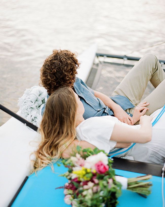 Sailboat Engagement Photos, Sunset Engagement Photos