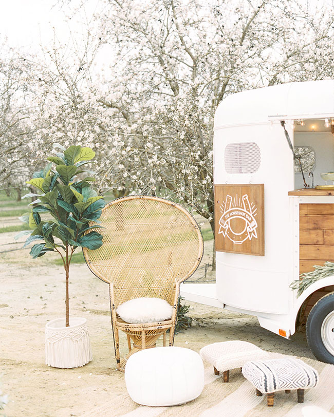 Bridal Inspiration in an Almond Orchard