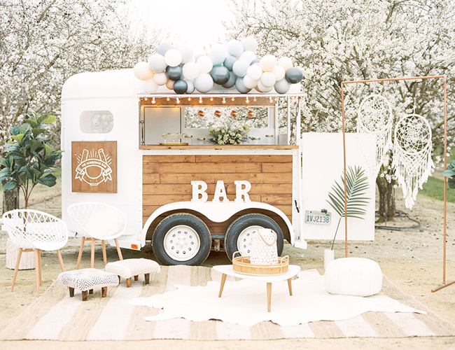 Bridal Inspiration in an Almond Orchard