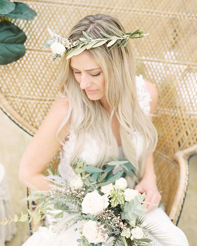 Bridal Inspiration in an Almond Orchard