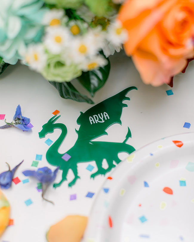 Colorful Kids' Dragon Party, Game of Thrones Party