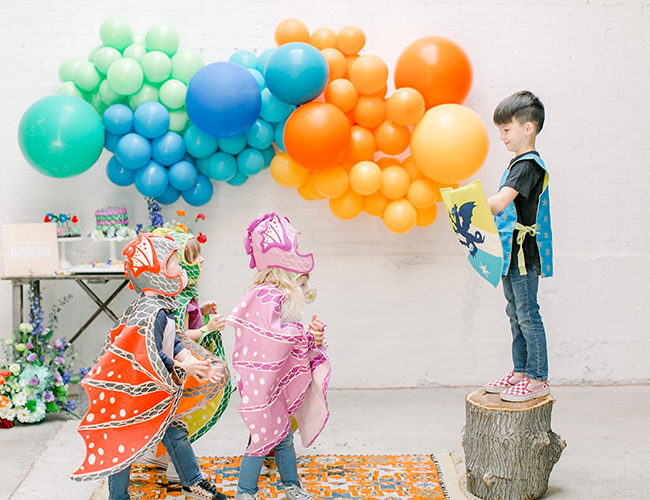 Colorful Kids' Dragon Party