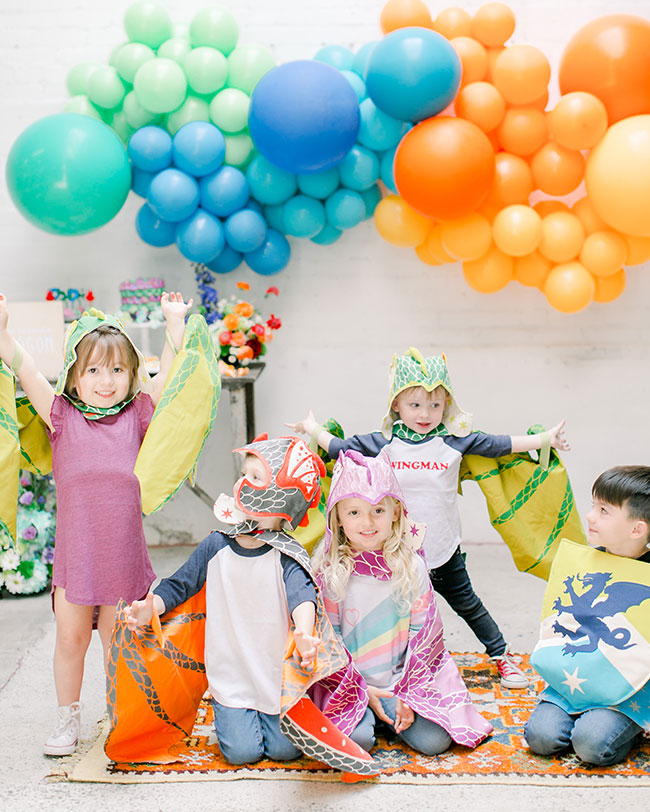 Colorful Kids' Dragon Party