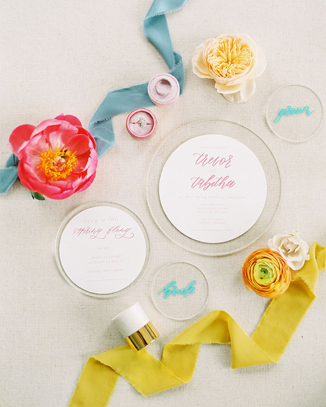 Modern Pastel Wedding Inspiration, Pastel Wedding Colors