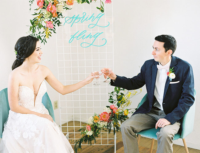 Modern Pastel Wedding Inspiration, Pastel Wedding Colors