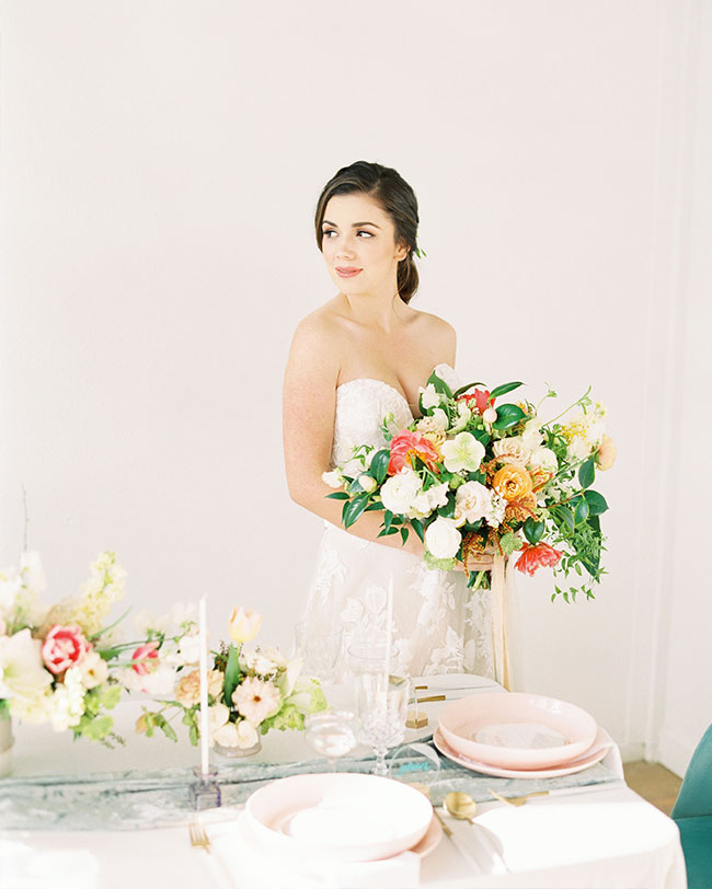 Modern Pastel Wedding Inspiration, Pastel Wedding Colors