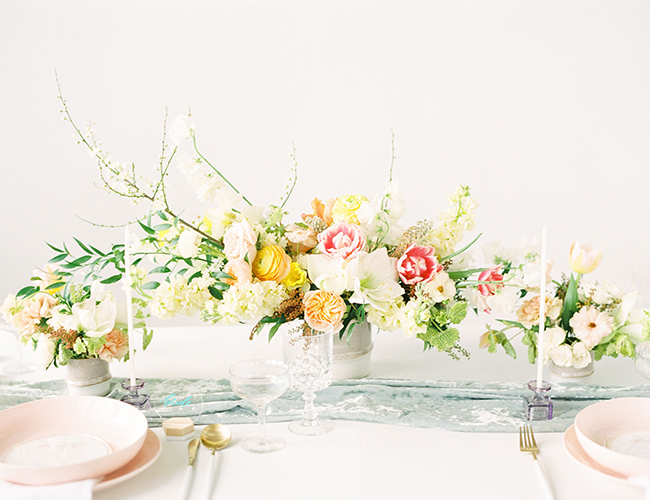 Modern Pastel Wedding Inspiration, Pastel Wedding Colors