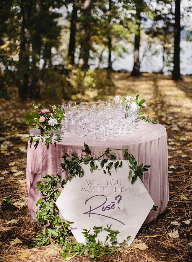 Lake Tahoe Wedding, Whimsical Forest Wedding