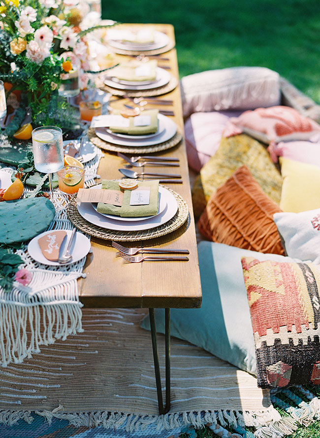 Boho Fiesta Dinner Party Inspiration - Inspired by This