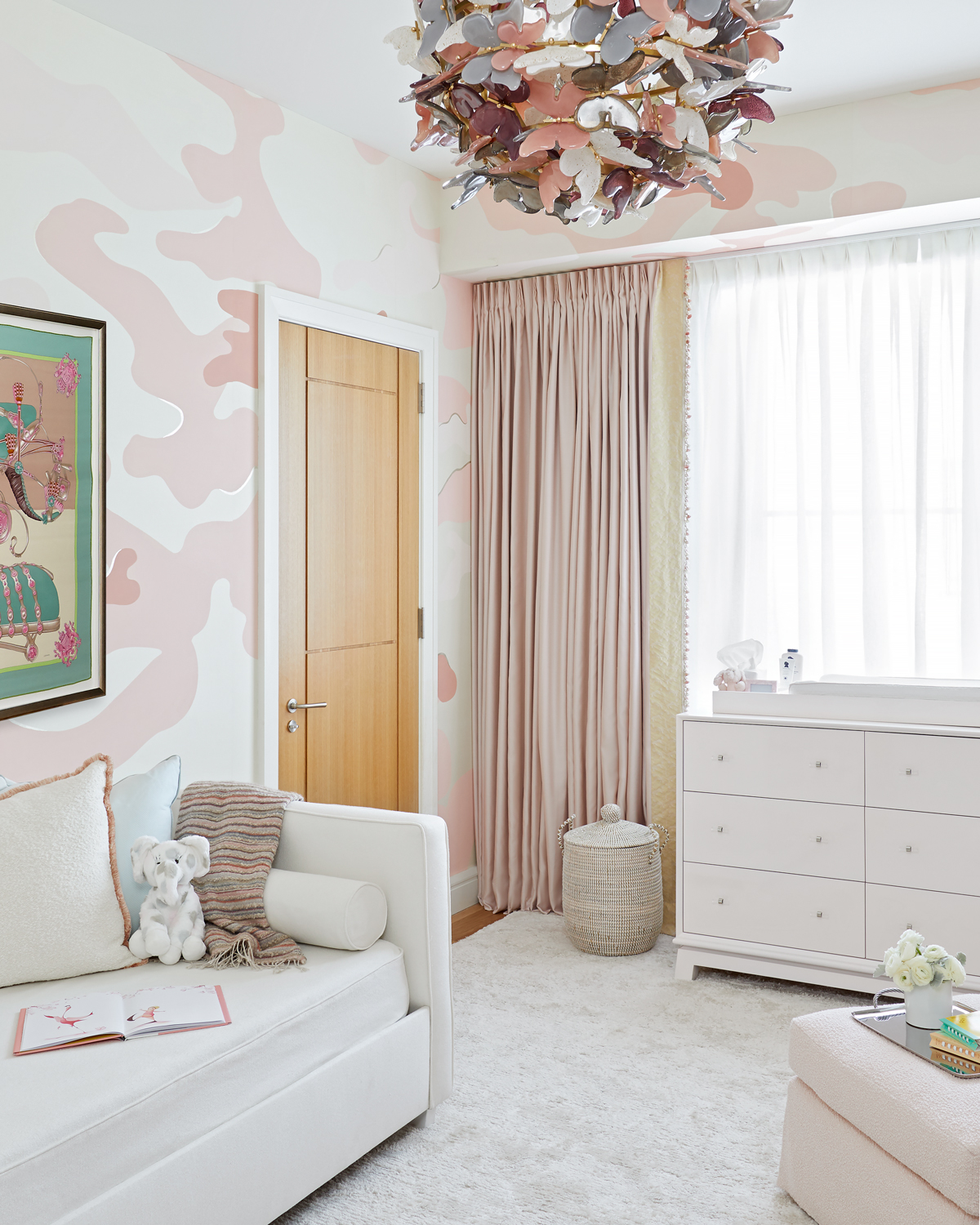 Rose Colored Camouflage Nursery - Inspired by This