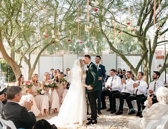 Pink Desert Wedding at Alcazar Palm Springs - Inspired by This