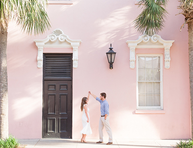 Downtown Charleston Engagement Photos - Inspired by This