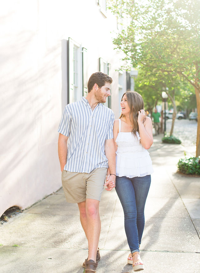 Downtown Charleston Engagement Photos - Inspired by This