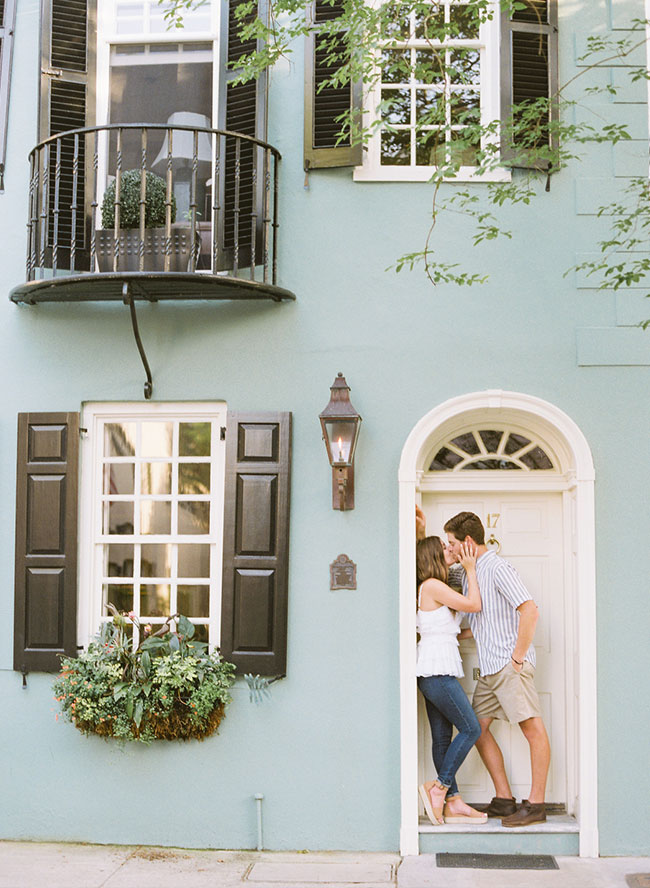 Downtown Charleston Engagement Photos - Inspired by This