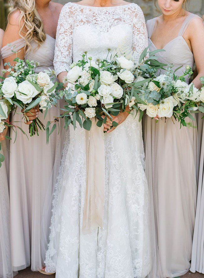 Neutral Book Themed Wedding, Wedding in Carmel