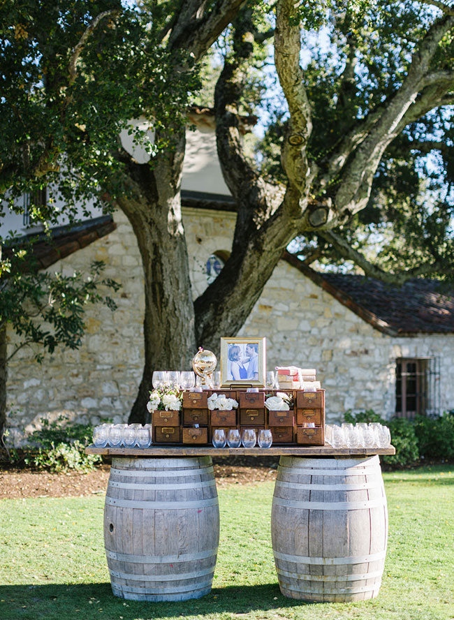 Neutral Book Themed Wedding, Wedding in Carmel