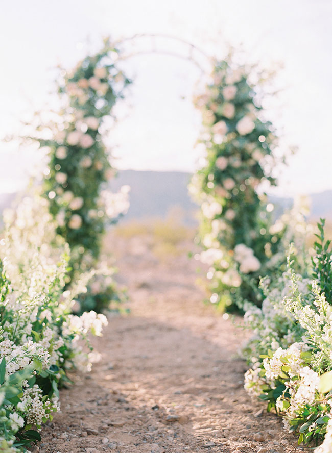 Red Rock Canyon Elopement, blush and mauve wedding