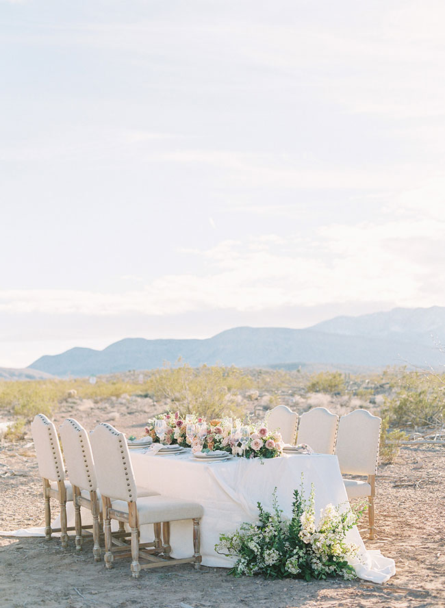 Red Rock Canyon Elopement, blush and mauve wedding