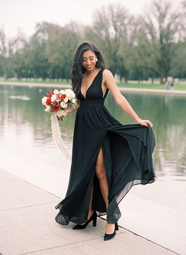 Washington D.C. Engagement Photos at The Jefferson Memorial - Inspired by This