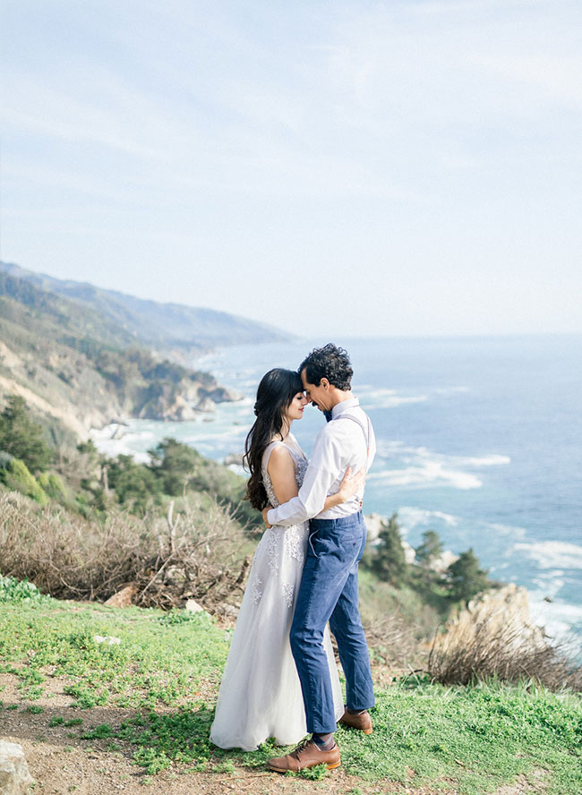 Beach Vow Renewal in Big Sur