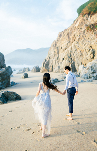 Beach Vow Renewal in Big Sur - Inspired by This