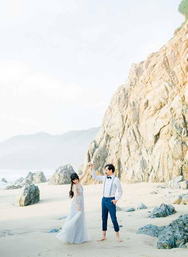 Beach Vow Renewal in Big Sur - Inspired by This