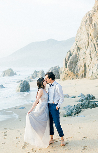 Beach Vow Renewal in Big Sur - Inspired by This