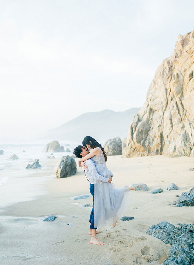 Beach Vow Renewal in Big Sur - Inspired by This