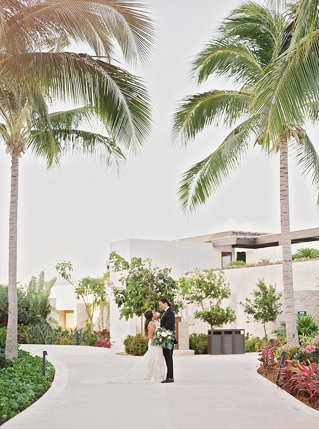 Neutral Destination Wedding in Cancun - Inspired by This