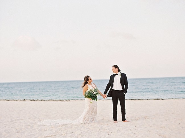 Neutral Destination Wedding in Cancun - Inspired by This