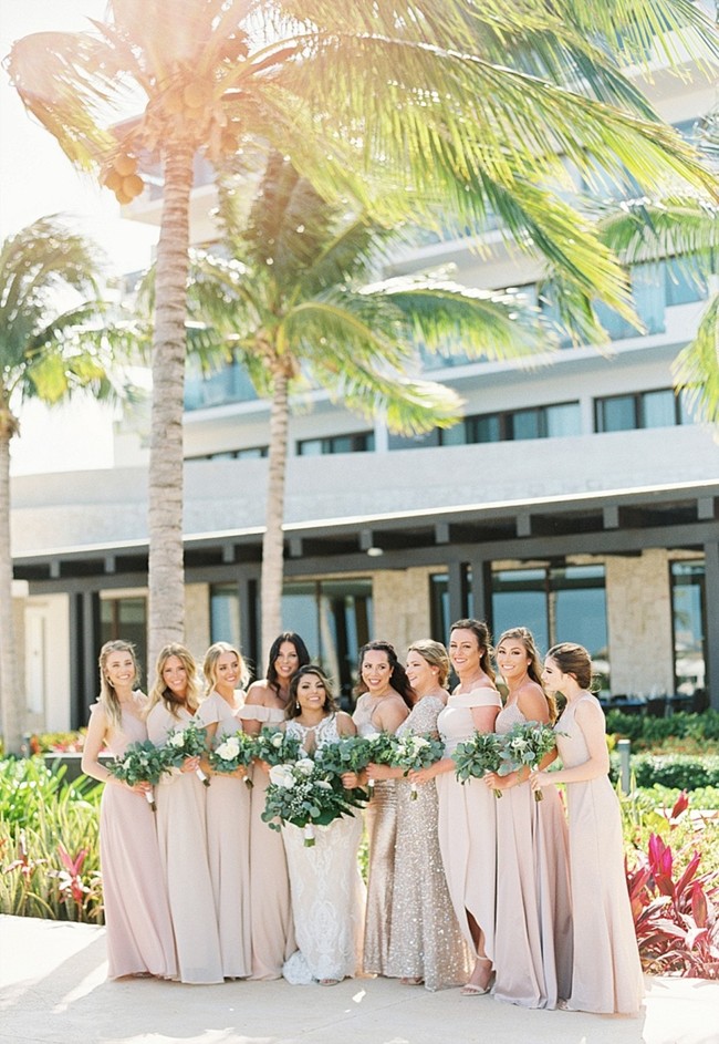 Neutral Destination Wedding in Cancun - Inspired by This