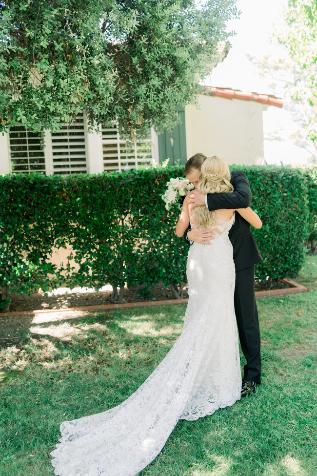 blue garden wedding