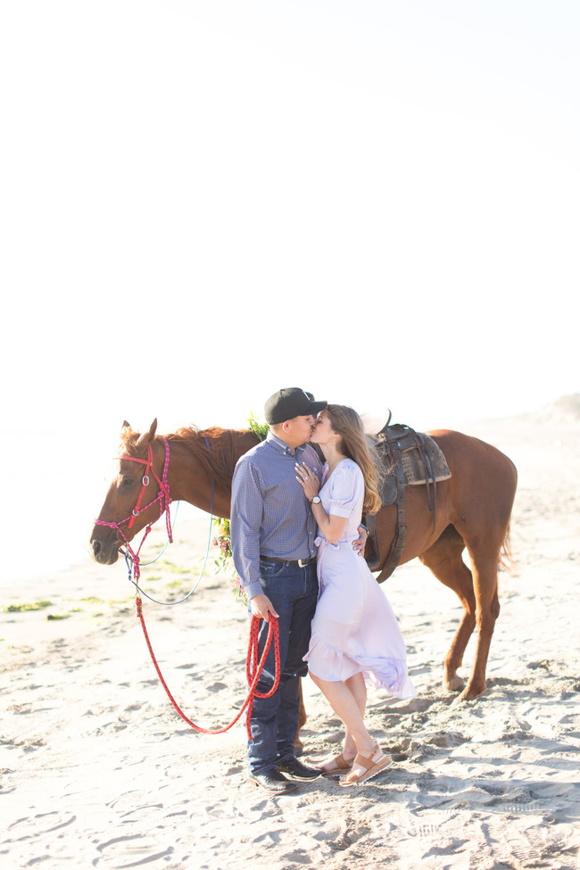 Horseback Riding Turned Surprise Sunset Proposal - Inspired by This