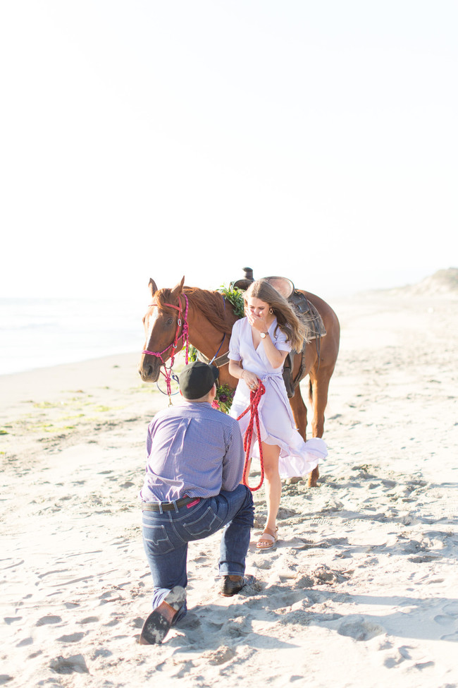 Horseback Riding Turned Surprise Sunset Proposal - Inspired by This