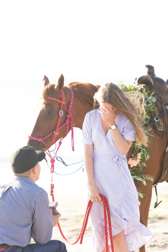 Horseback Riding Turned Surprise Sunset Proposal - Inspired by This