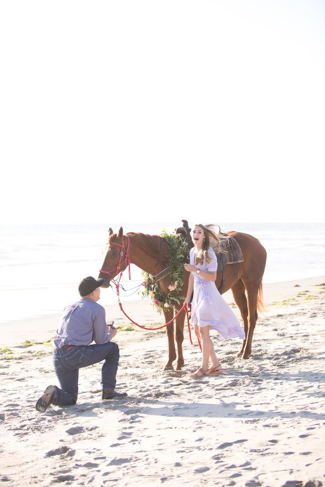 Horseback Riding Turned Surprise Sunset Proposal - Inspired by This