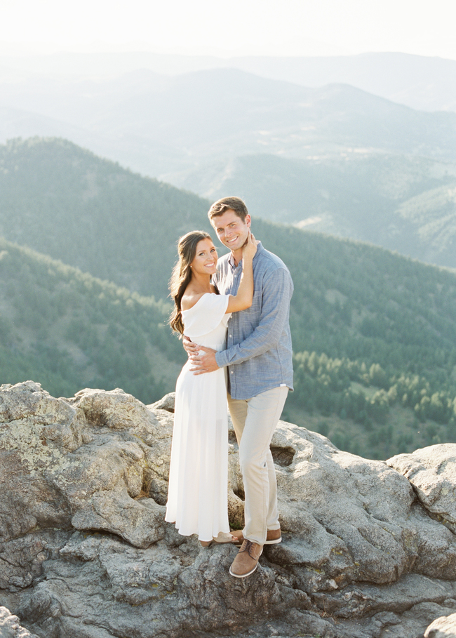 Relaxed Engagement Shoot in the Colorado Mountains - Inspired by This