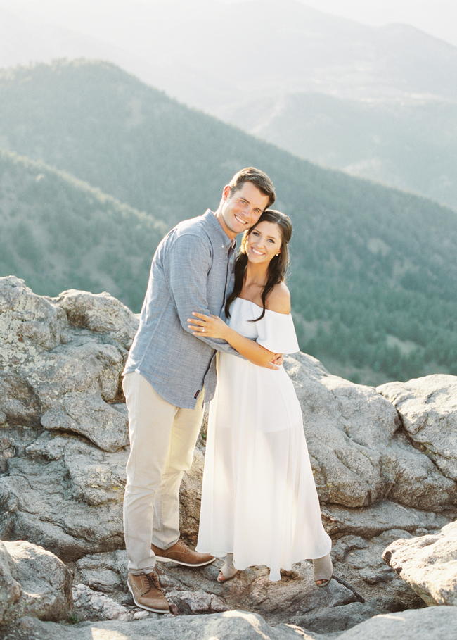 Relaxed Engagement Shoot in the Colorado Mountains - Inspired by This