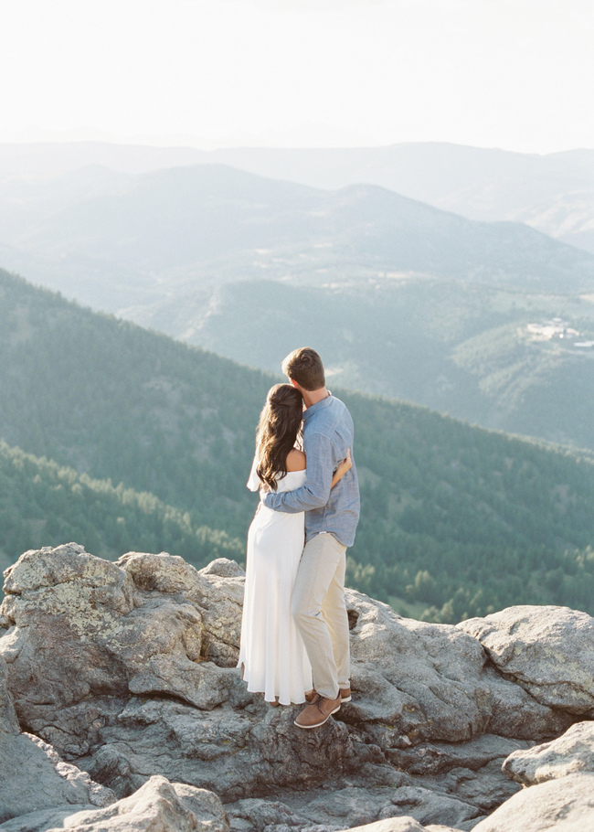 Relaxed Engagement Shoot in the Colorado Mountains - Inspired by This