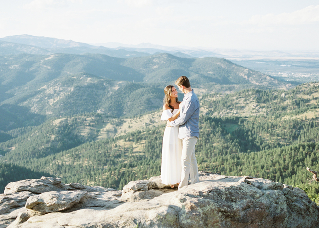 Relaxed Engagement Shoot in the Colorado Mountains - Inspired by This