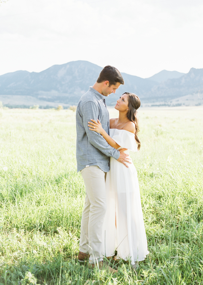 Relaxed Engagement Shoot in the Colorado Mountains - Inspired by This