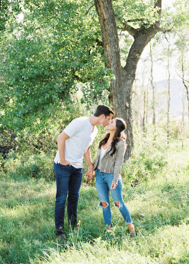 Relaxed Engagement Shoot in the Colorado Mountains - Inspired by This