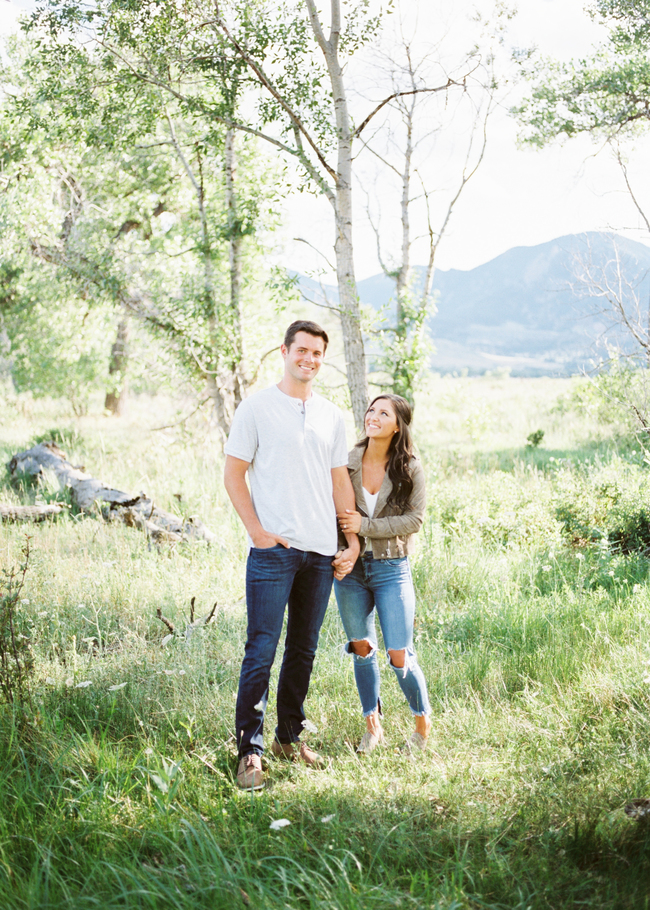 Relaxed Engagement Shoot in the Colorado Mountains - Inspired by This