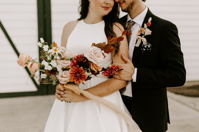 Moody & Minimalist Barn Wedding Inspiration - Inspired by This