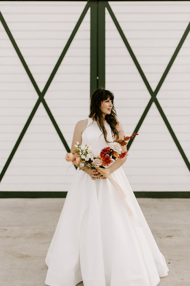 Moody & Minimalist Barn Wedding Inspiration - Inspired by This