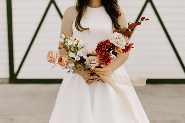 Moody & Minimalist Barn Wedding Inspiration - Inspired by This